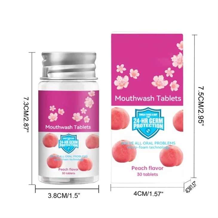 Bad Breath Remover Teeth Mouthwash Tablet