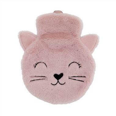 Меховой чехол для круглой бутылки с горячей водой для животных