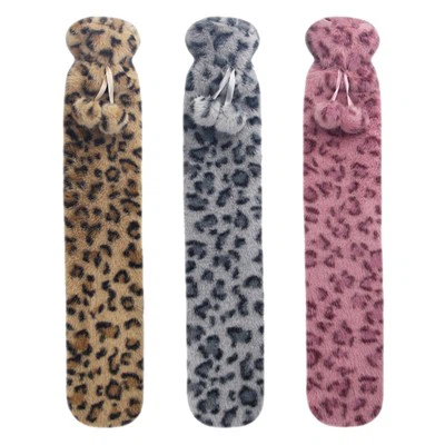 Длинная сумка для горячей воды с плюшевым меховым чехлом